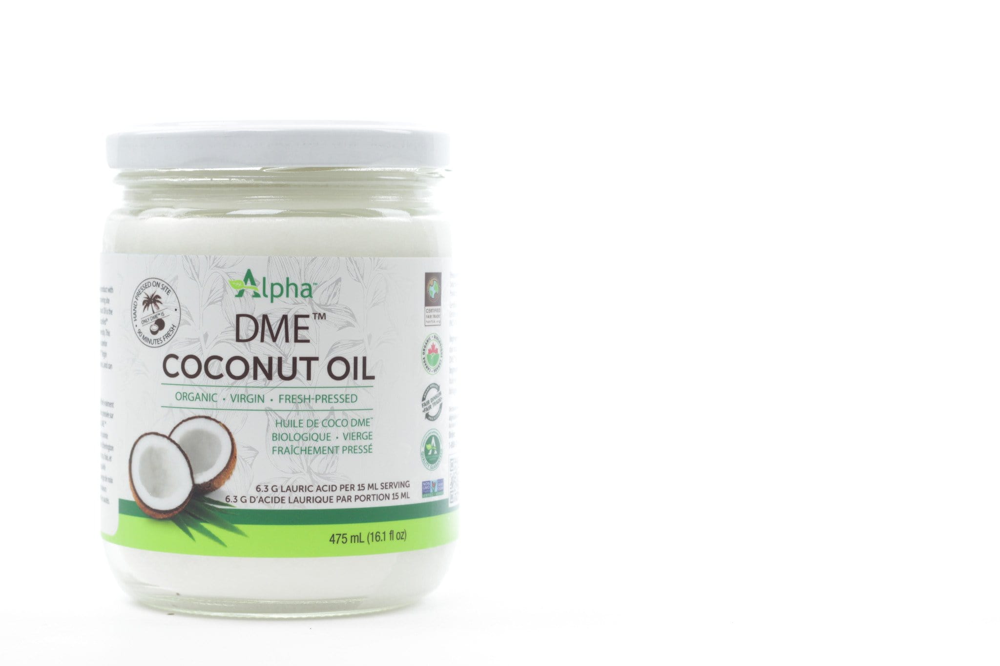Alpha DME Virgin Coconut Oil