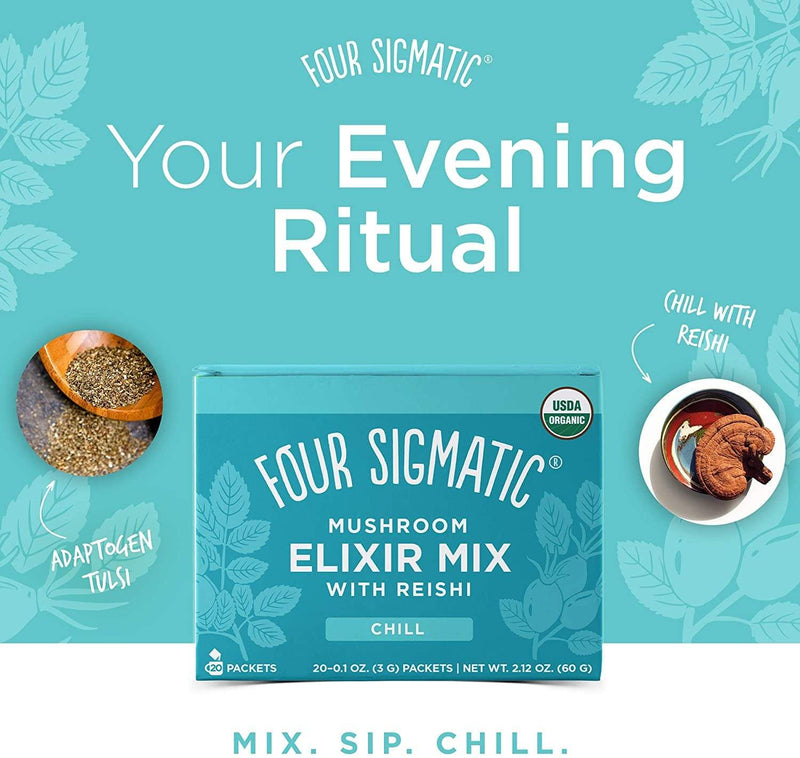 Four Sigmatic Reishi Mushroom Elixir Mix 20 x 3 g Packets