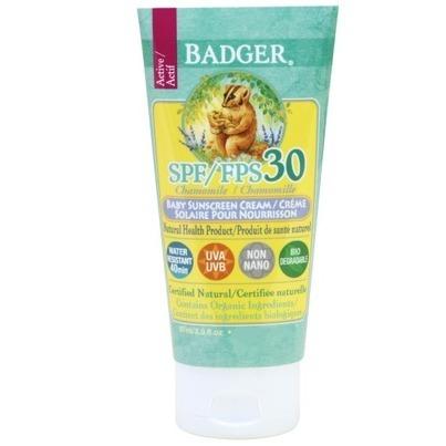 Badger Balm SPF 30 Active Baby Sunscreen Cream 87 ml