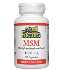 ناتشورال فاكتورز MSM 1000 مجم 90 كبسولة