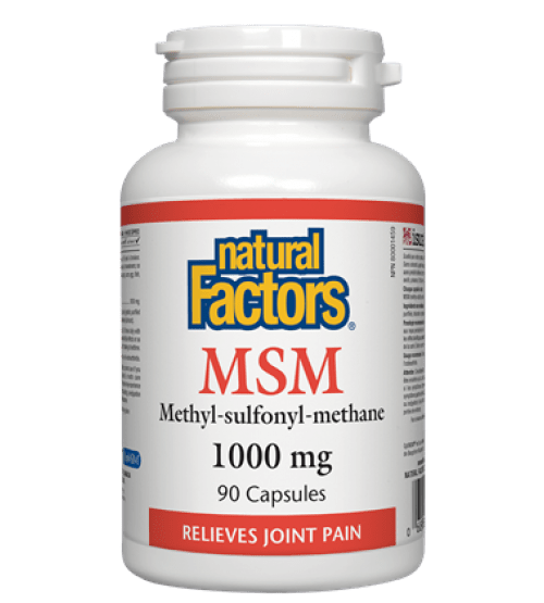 Natural Factors MSM 1000 mg 90 Capsules
