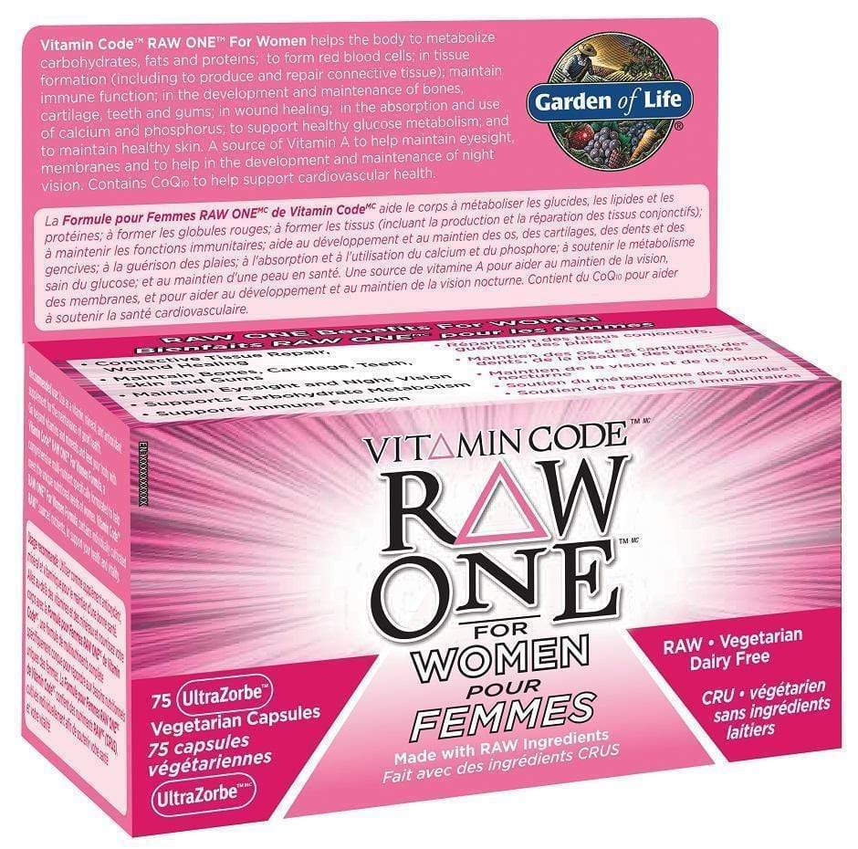 Garden of Life Vitamin Code RAW ONE for Women