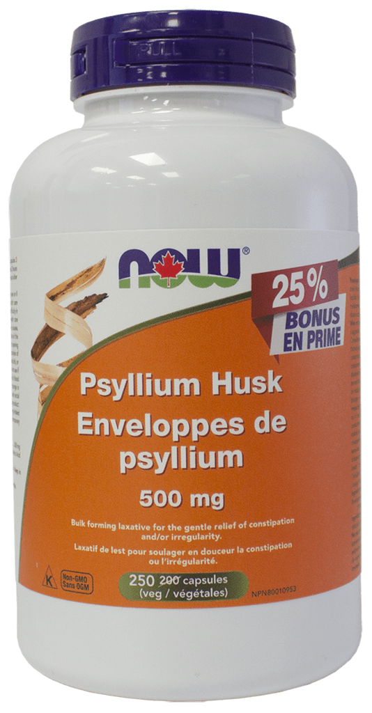 NOW Psyllium Husk 500 mg BONUS