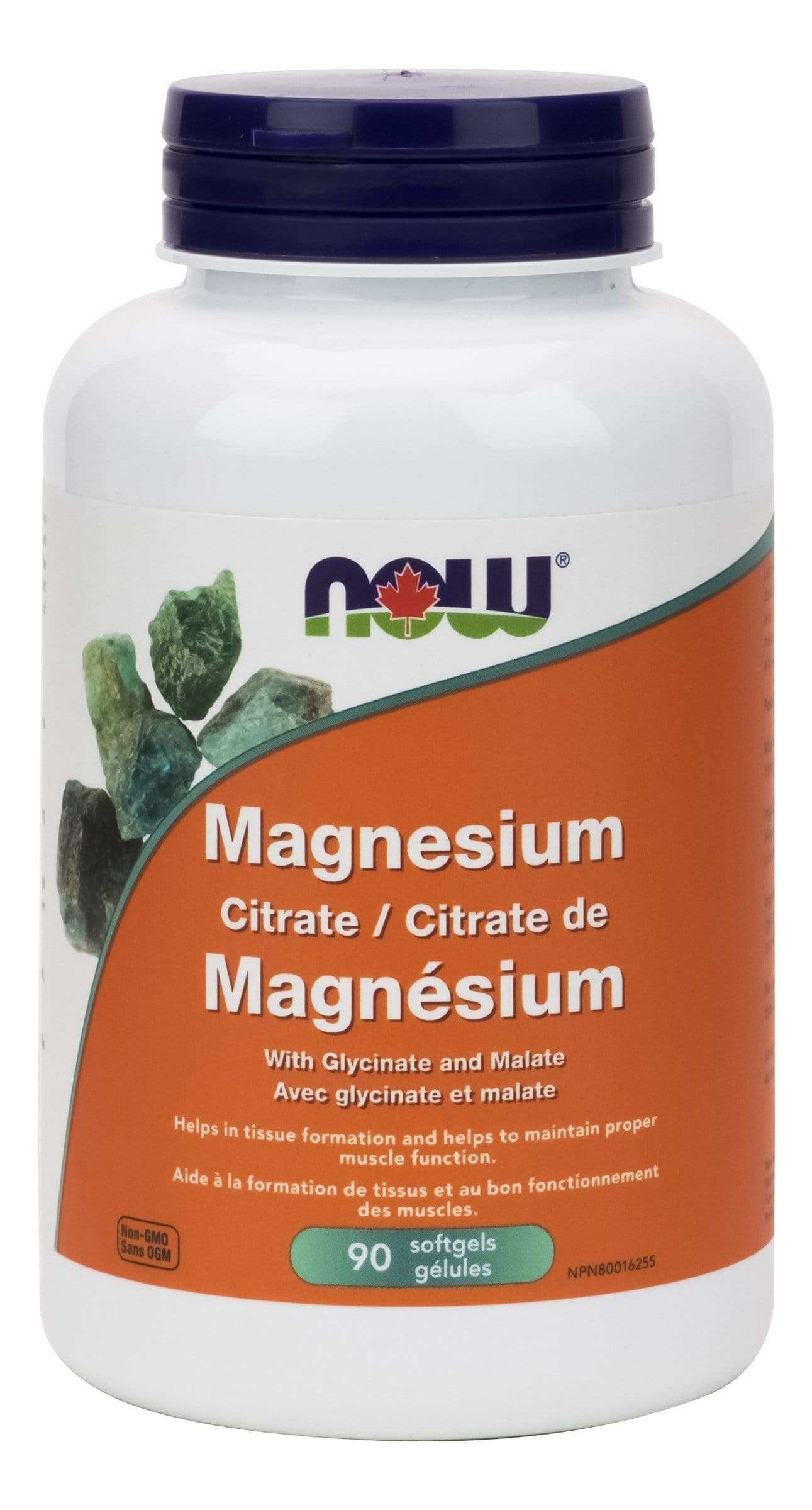 NOW, Mag Citrate Gels, 134mg, 90 softgels