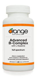 مركب B المتطور من Orange Naturals مع L-theanine
