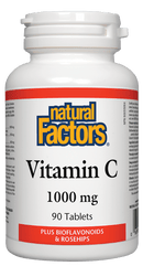 Natural Factors C 1000 mg Plus Bioflavanoids & Rosehips 90 Tablets
