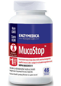 Enzymedica, MucoStop, 48 캡슐