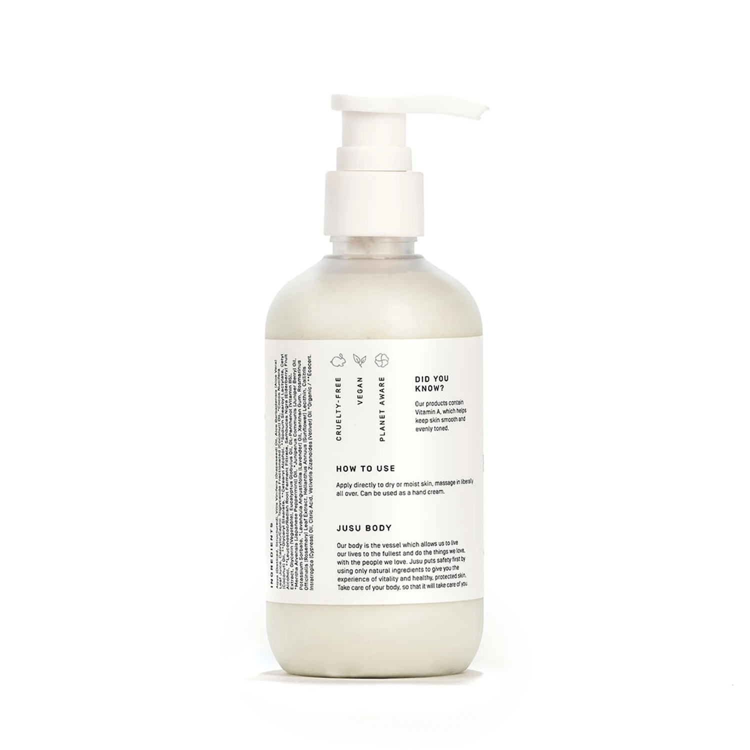 Jusu Plant Based Eucalyptus Mint Body Lotion