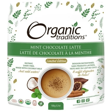 Organic Traditions 민트 초콜릿 라떼 150g