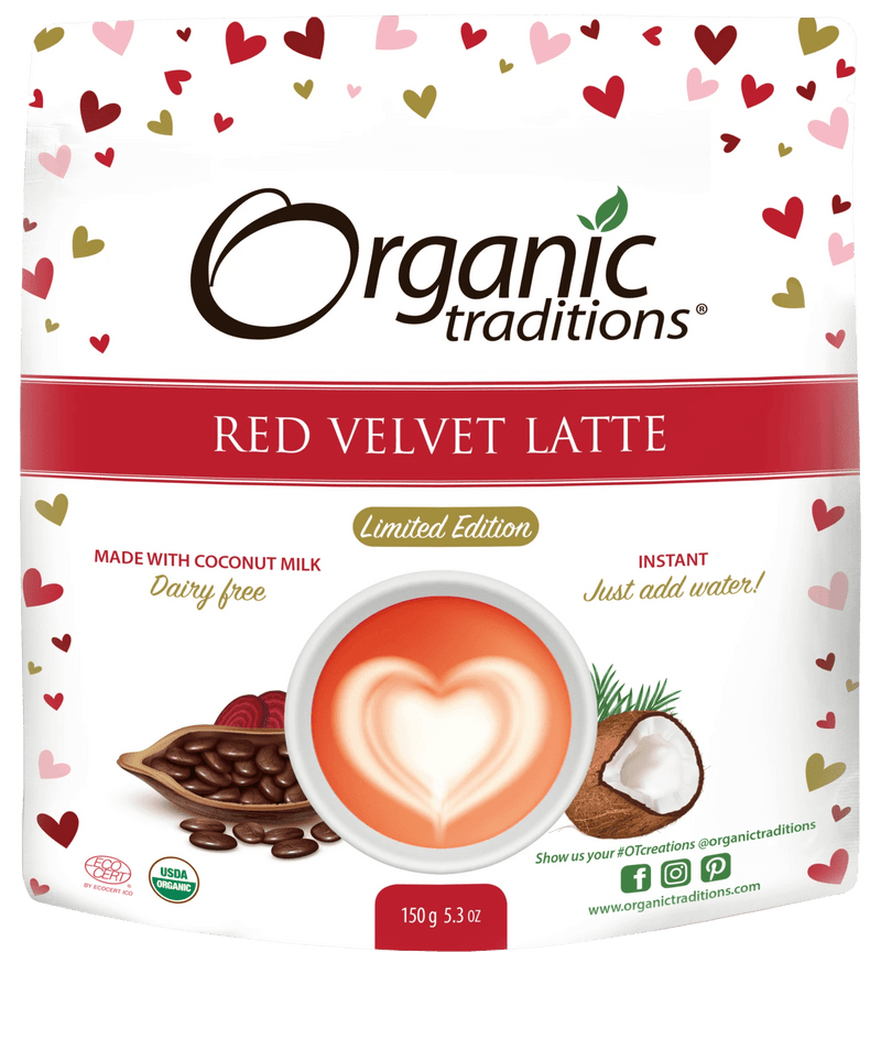 Organic Traditions Red Velvet Latte 150 g