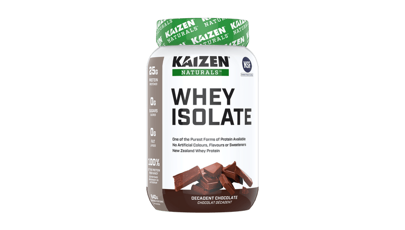 Kaizen Naturals Whey Isolate Decadent Chocolate 840 g