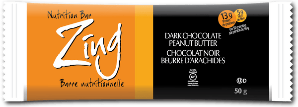 Zing Nutrition Bar - Dark Chocolate Peanut Butter