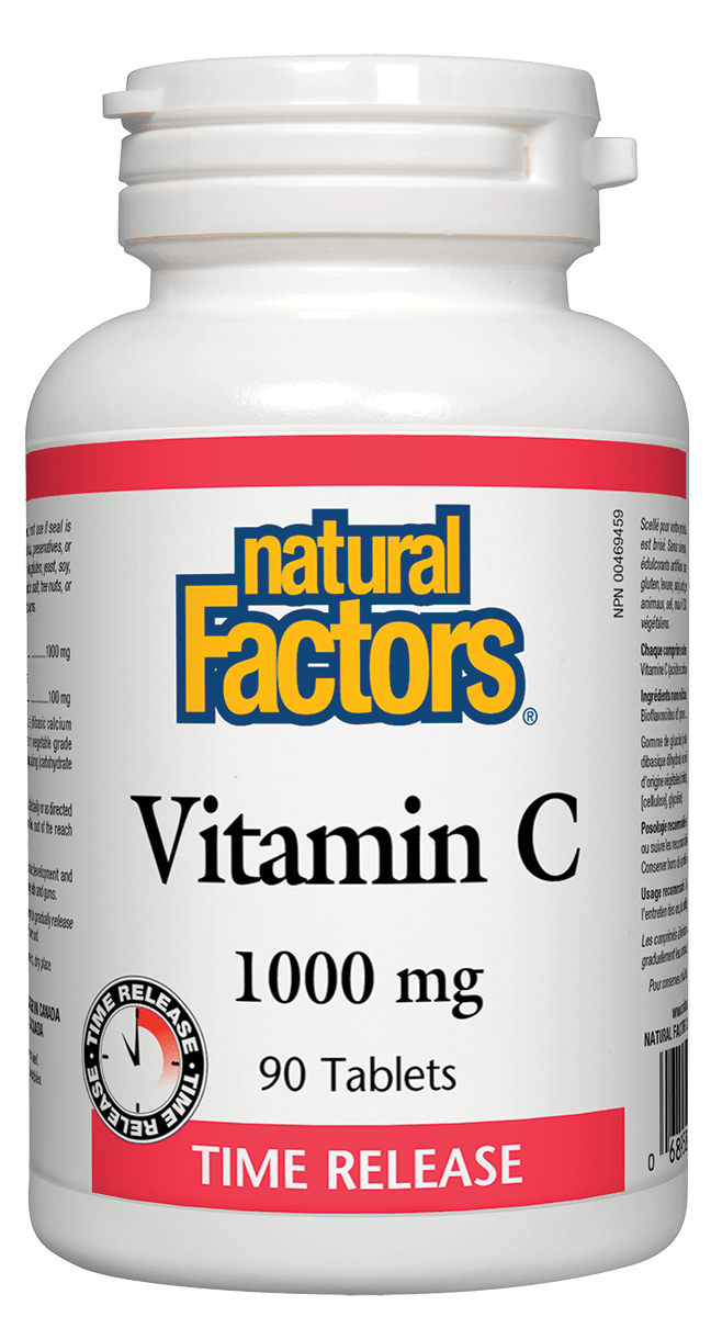 Natural Factors Vitamin C 1000 mg Time Release, 90 Tablets