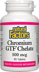 Natural Factors Chromium GTF Chelate 500 mcg 90 Tablets