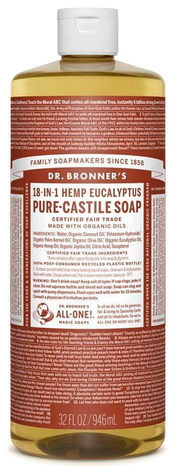 Dr. Bronner's Eucalyptus Liquid Soap