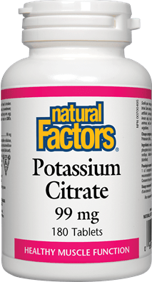 Natural Factors Potassium Citrate 99 mg 90 Tablets
