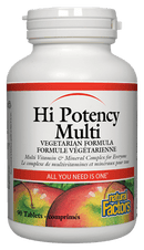 Natural Factors Hi Potency Multi Vegetarian Formula 90 Tablets