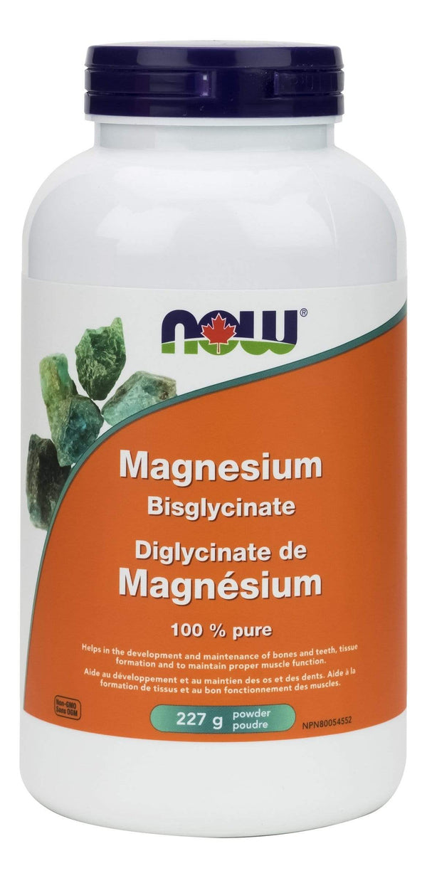 NOW, Magnesium Bisglycinate, Powder,  227g