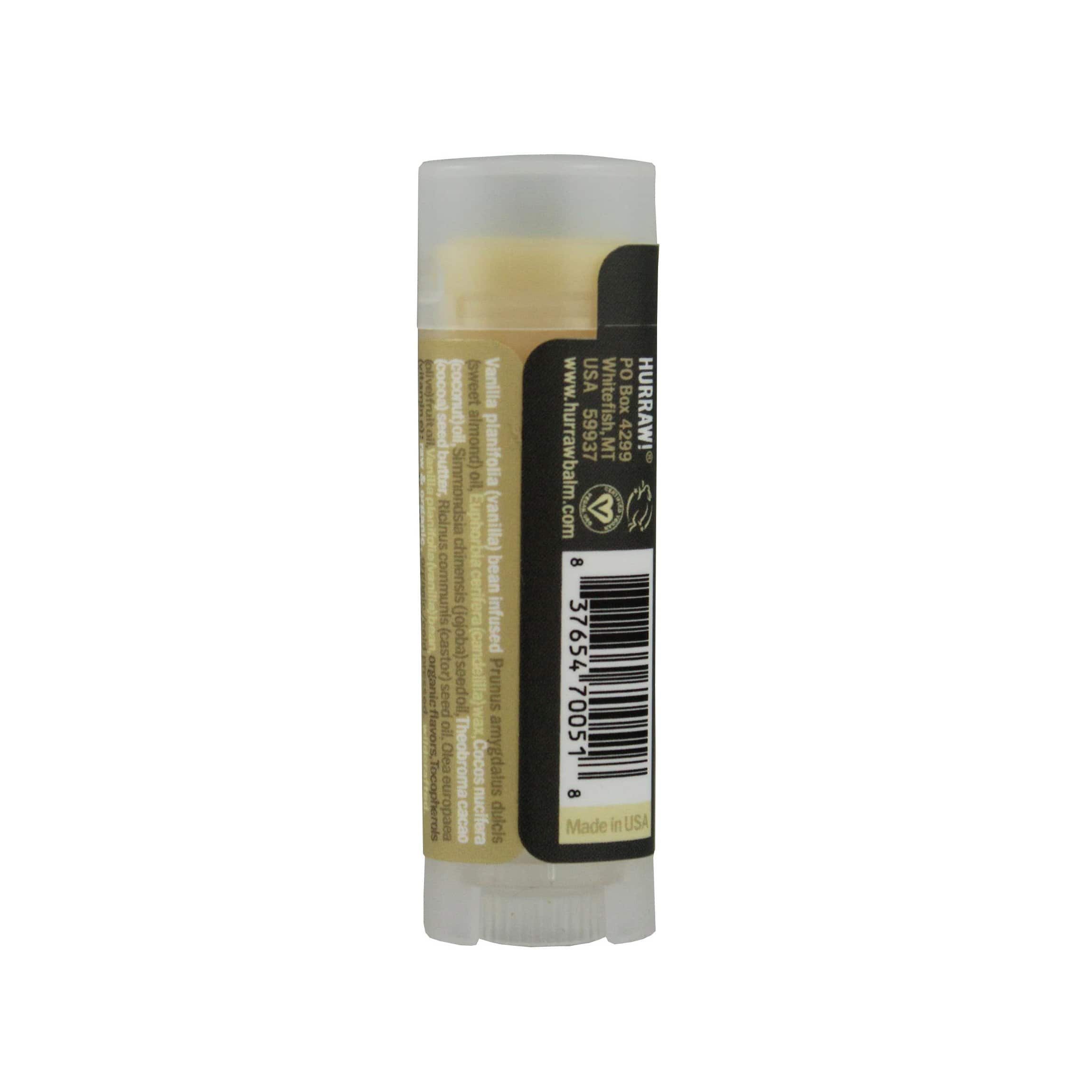 HURRAW! Vanilla Bean Lip Balm