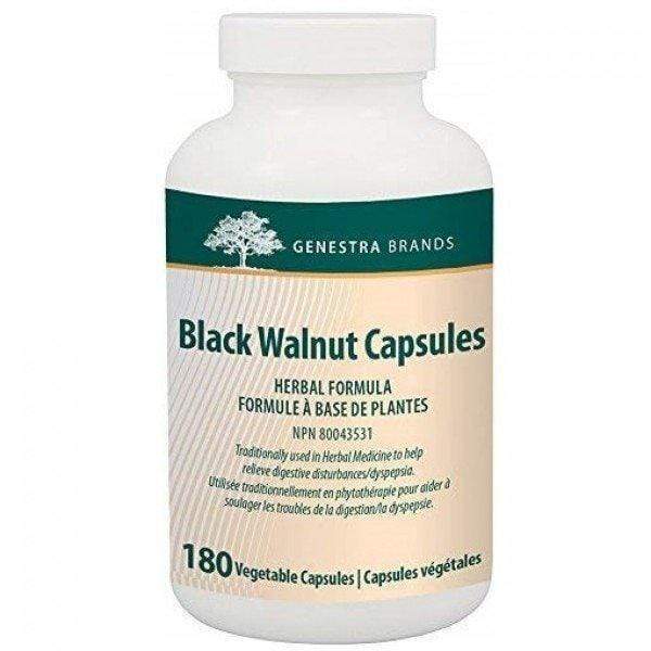 Genestra Black Walnut Capsules Herbal Formula Vegetable Capsules