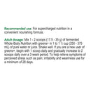 진짜 건강, 녹색을 함유한 발효 전신 영양+, 바닐라 차이, 525g