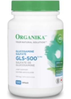 Organika GLS-500 Glucosamine Sulfate Complex 500MG 120 Capsules