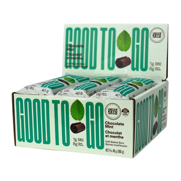 Good To Go Chocolate Mint Keto Bars 9x40 g