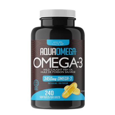 AquaOmega High EPA Omega-3 3456 mg Softgels