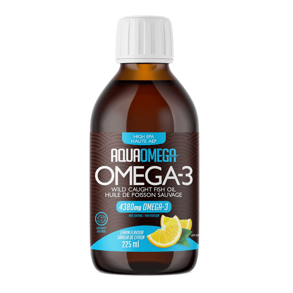 AquaOmega 고 EPA 오메가-3 4380 mg - 레몬