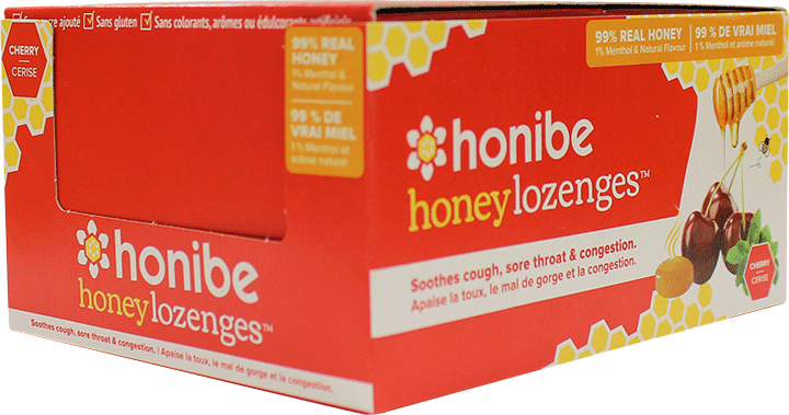 Honibe Honey Lozenges with Cherry