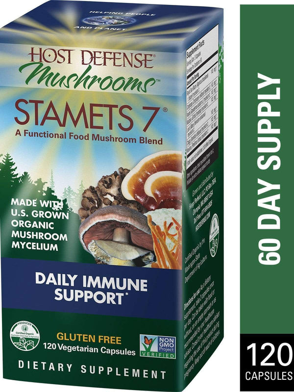 Host Defense Stamets 7 - Daily Immune Support 120 Capsules