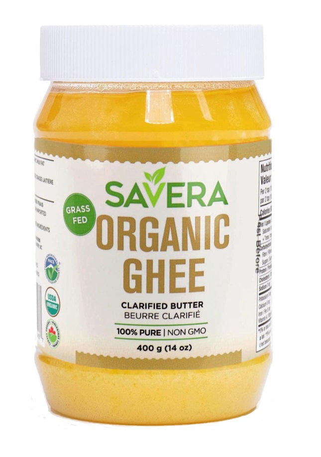 Savera, Grass Fed 유기농 버터 기름, 400g