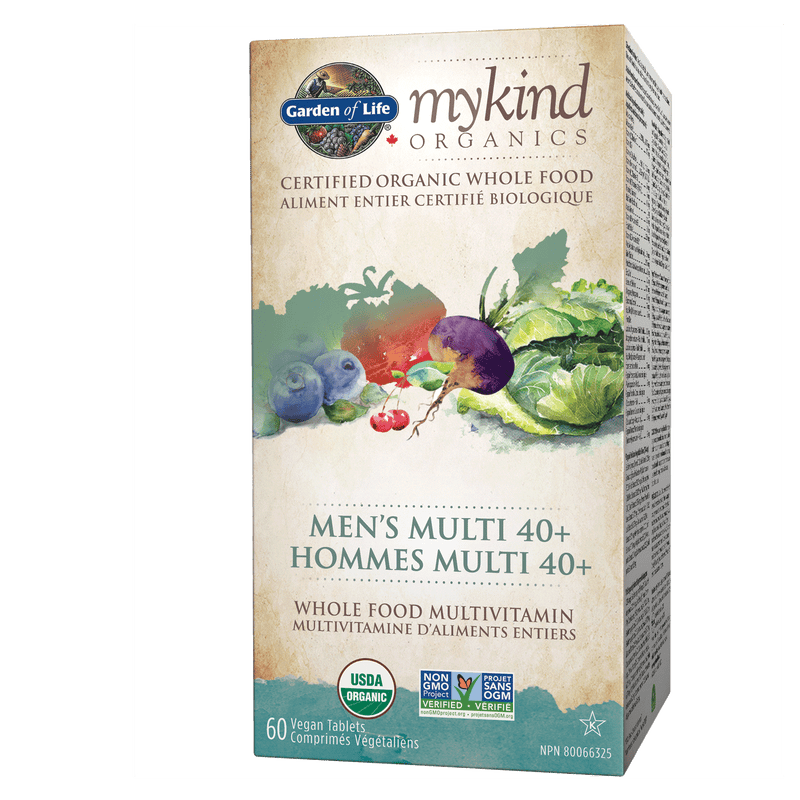 Garden of Life mykind Organics 남성용 멀티 40+