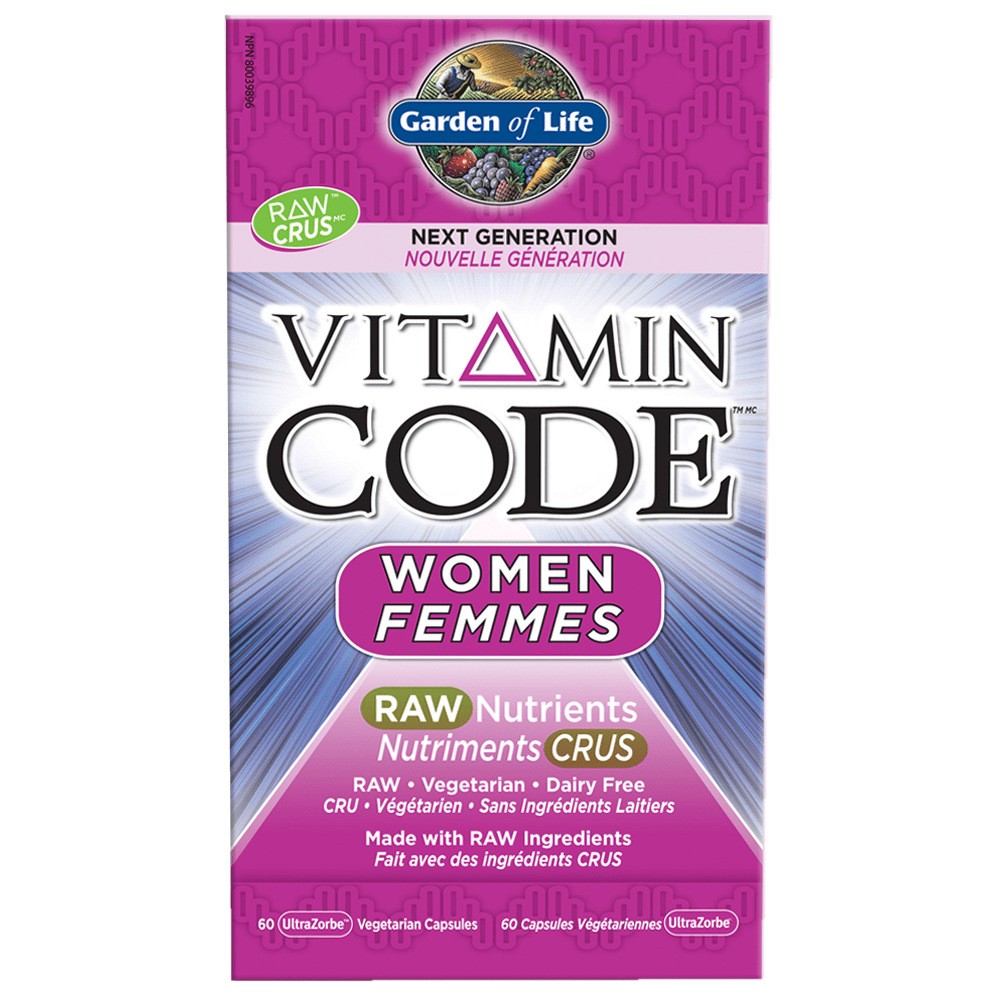 Garden of Life Vitamin Code Women's Multivitamin 60 Capsules