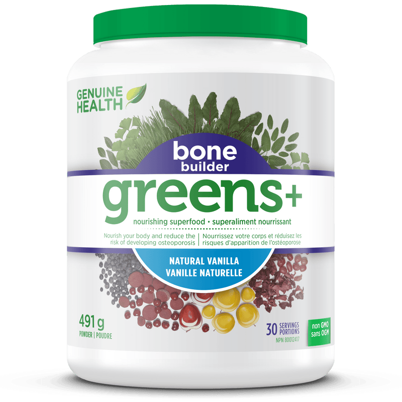 Genuine Health Greens+ Bone Builder - Vanilla