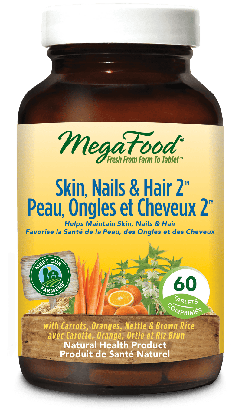 MegaFood Skin, Nails And Hair 2 60 Tablets