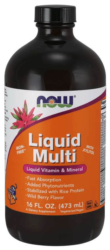 NOW, Liquid Multi, Berry Flavour, 473mL