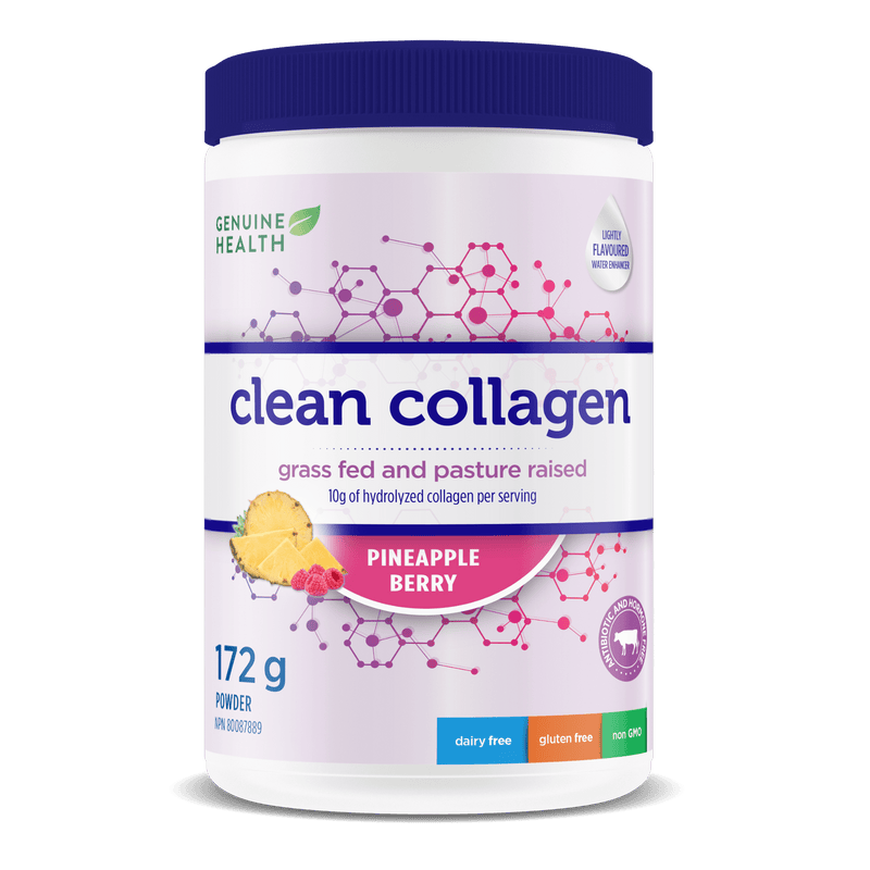 Genuine Health Clean Collagen Pineapple Berry 172 g