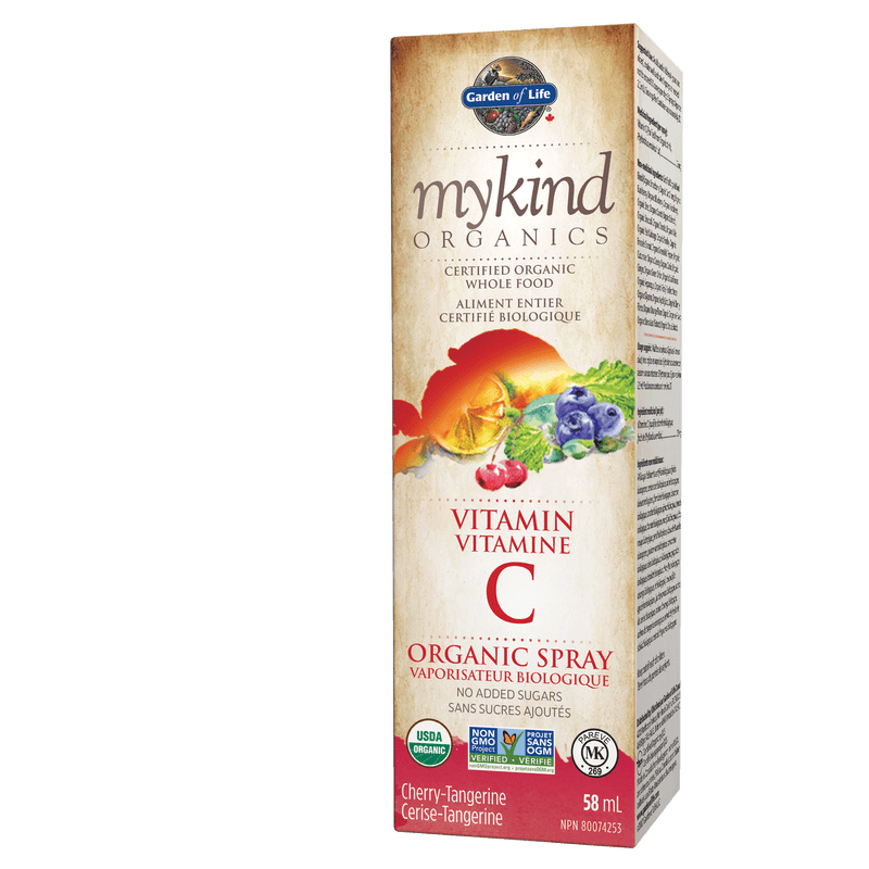 Garden of Life mykind Organics Vitamin C Spray Cherry Tangerine