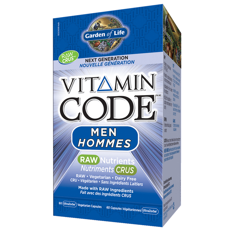 Garden of Life Vitamin Code Men's Multivitamin 60 Capsules