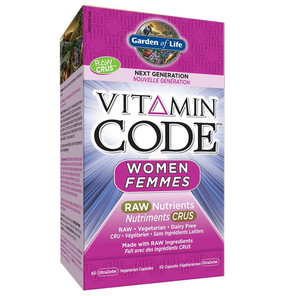Garden of Life Vitamin Code Women's Multivitamin 60 Capsules
