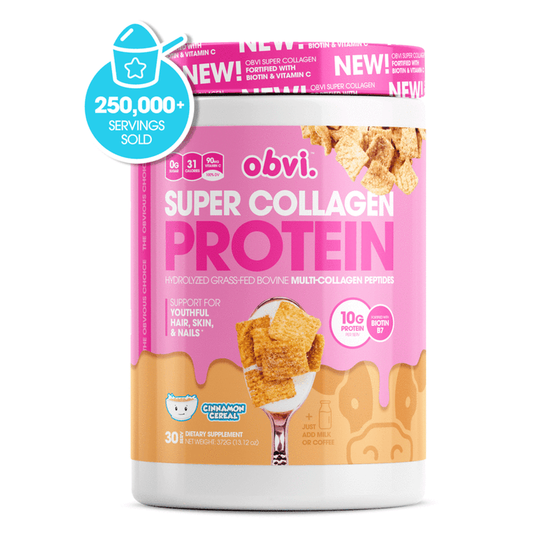 Obvi Super Collagen Protein Cinna Cereal 30 Servings
