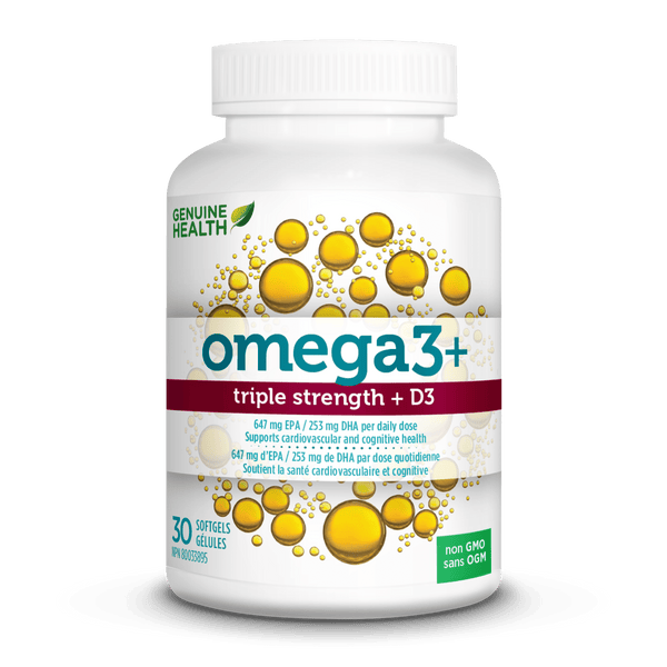 Genuine Health omega3 triple strength + D3