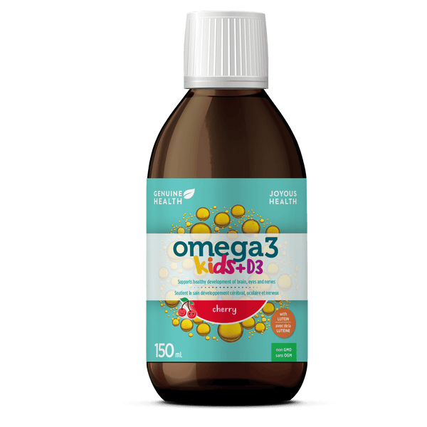 صحة حقيقية أوميغا 3 للأطفال + D3 الكرز 150 مل