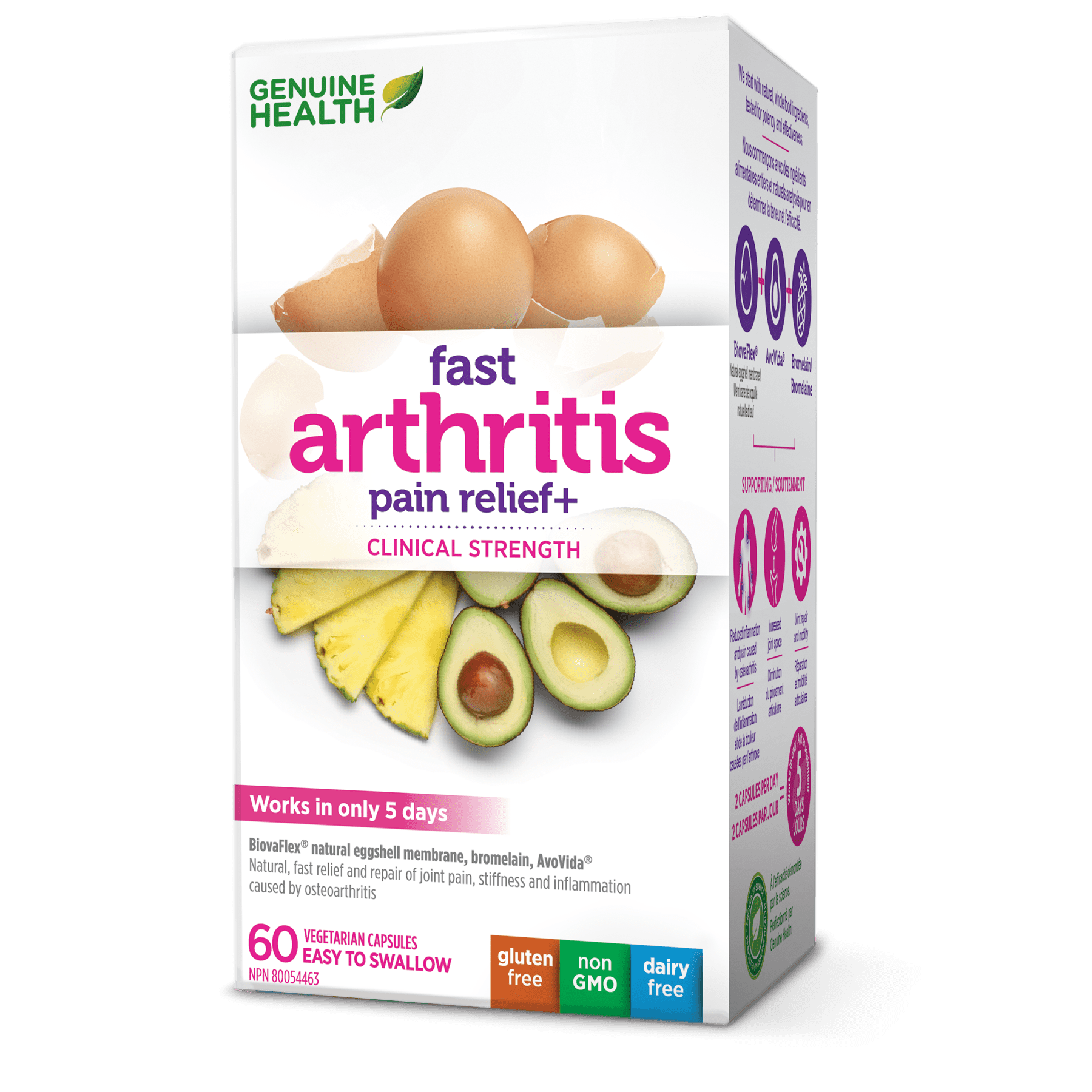 Genuine Health fast arthritis relief+ 60 Capsules