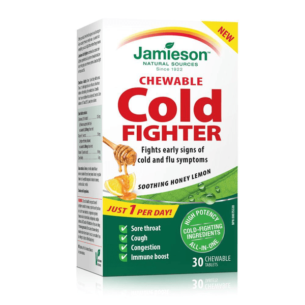 جاميسون، مقاتل البرد، 30 قرصًا قابلاً للمضغ