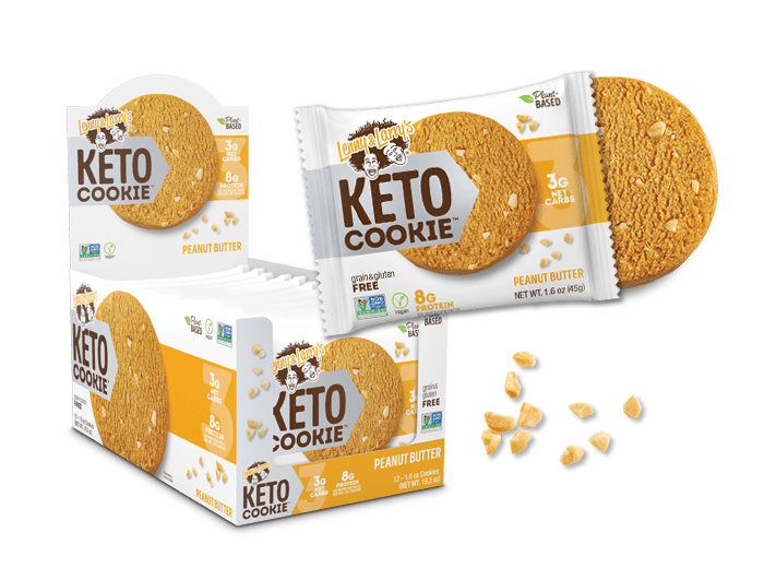 Lenny & Larry's Keto Cookie Peanut Butter 12x1.6 oz Cookies