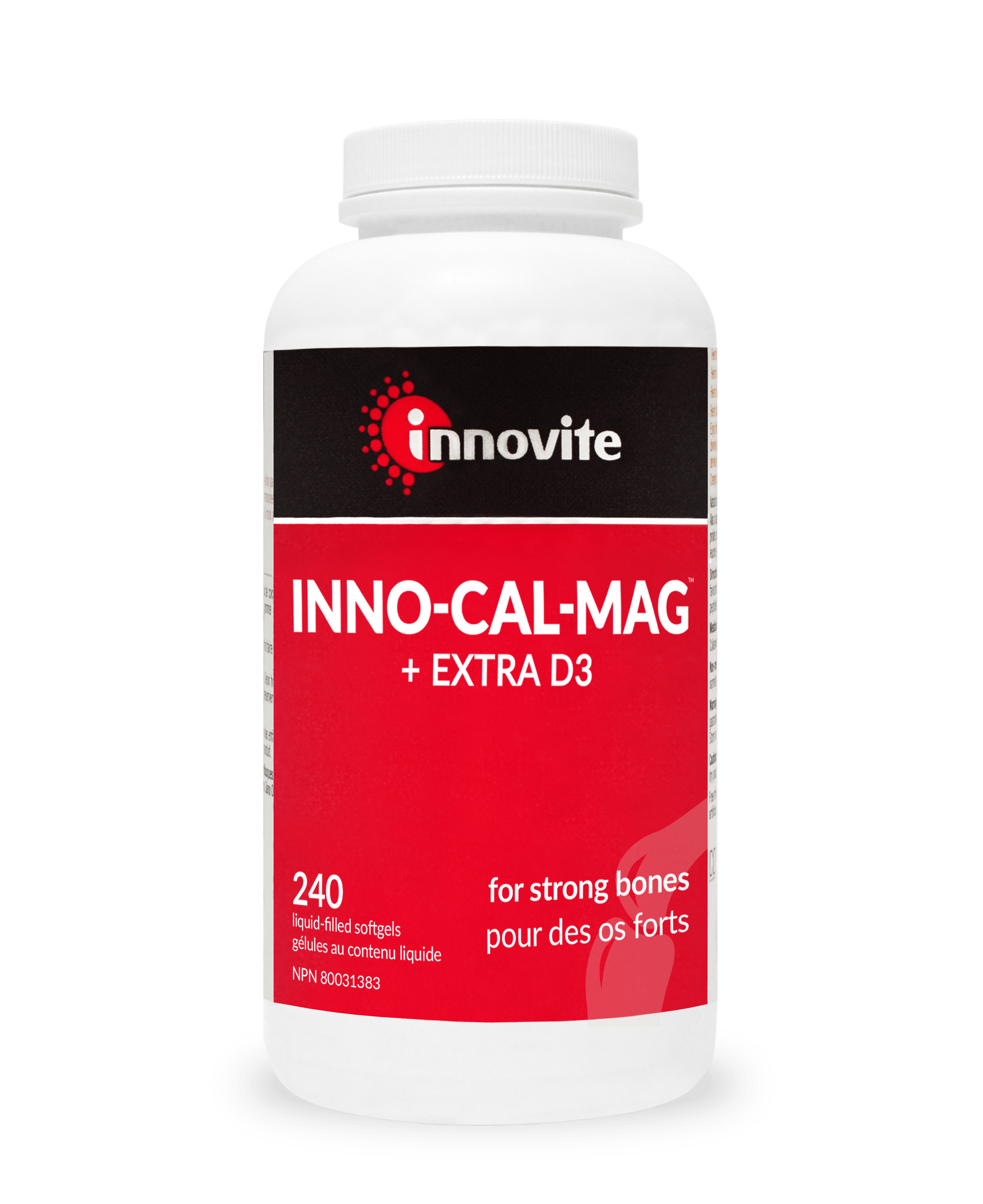 Innovite Health Inno-Cal-Mag Complex with extra Vitamin D3 240 Softgels