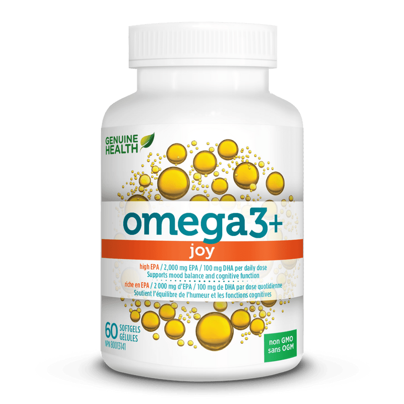 Genuine Health omega3+ joy 60 Softgels