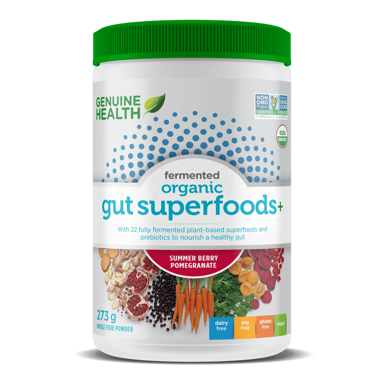 Genuine Health Fermented Organic Gut Superfoods+ Summer Berry Pomegranate